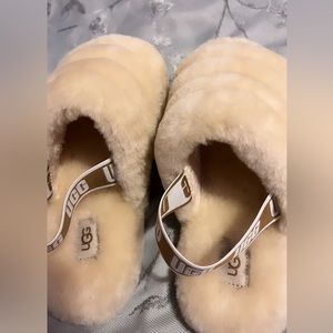ugg slippers brown and beige
